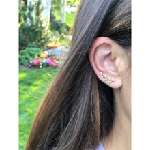Medium Leaf Ear Crawler Earrings-S24