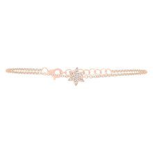 14K Diamond Star of David Bracelet-S24