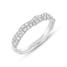 14K Diamond Wave Band-S24