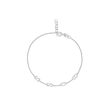 14K Mini Letter Diamond Bracelet (Custom)-S24