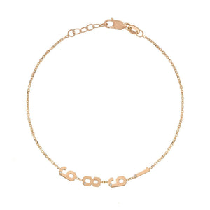 14K Mini Year Bracelet-S24