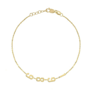 14K Mini Year Bracelet-S24