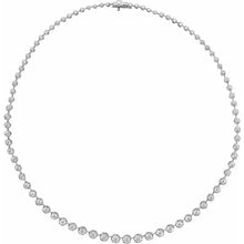 4 Prong Lab Tennis Necklace-S24