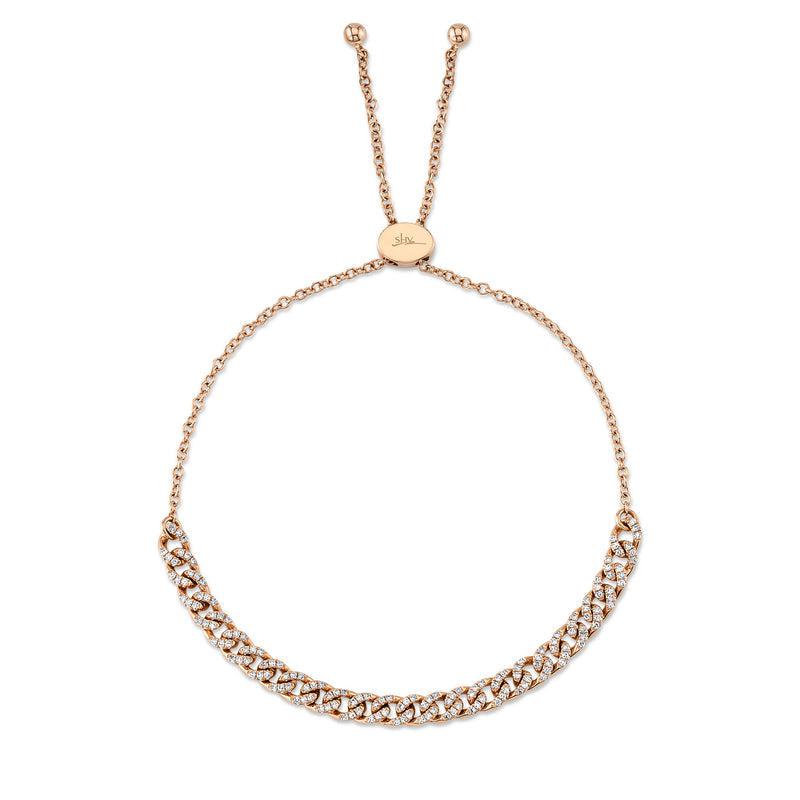 Bolo Small Diamond Link Bracelet-S24