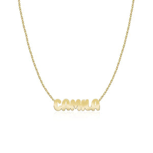 Bubble Name Necklace-S24