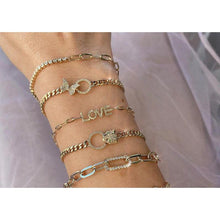 Butterfly Meets Circle Link Bracelet-S24