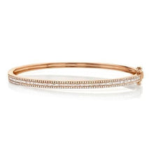 Channel Baguette Bangle Bracelet-S24