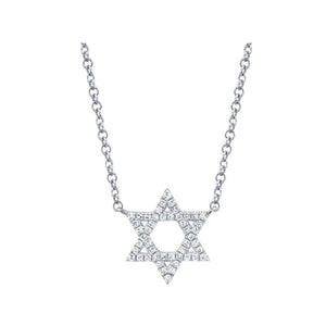 Classic Jewish Star Necklace-S24