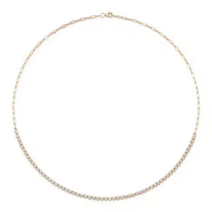 Cupcake Tennis Paperclip Necklace-S24