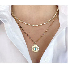 Cupcake Tennis Paperclip Necklace-S24