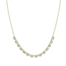 Diamond Baguette Necklace-S24