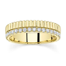 Double Diamond Ribbed Band-S24