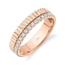Double Diamond Ribbed Band-S24