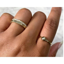 Double Diamond Ribbed Band-S24