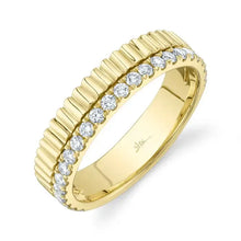 Double Diamond Ribbed Band-S24