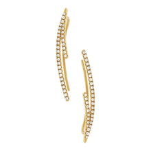 Double Line Ear Crawler Earrings-S24