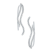 Double Squiggle Ear Crawler Earrings-S24