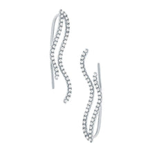 Double Squiggle Ear Crawler Earrings-S24