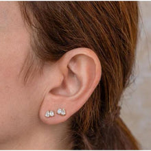 Duo Emerald Pear Studs-S24