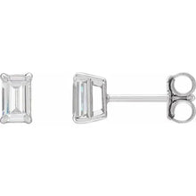 Emeraldl Lab Diamond Studs-S24