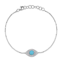 Evil Eye Diamond Bracelet-S24