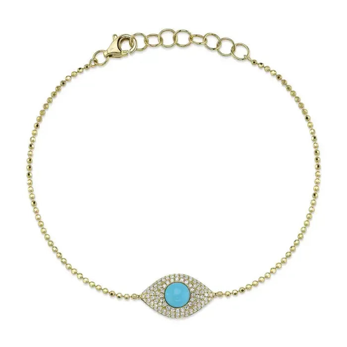Evil Eye Diamond Bracelet-S24