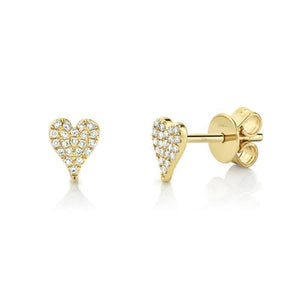 Extra Small Plus Heart Earrings-S24