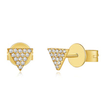 Extra Small Triangles Studs-S24