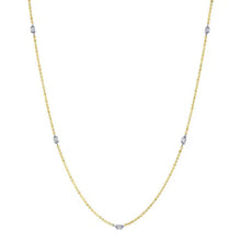 Faceted Ball Diamond Yard Necklace-S24