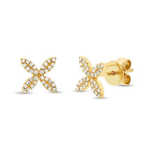 Flower Stud Earrings-S24