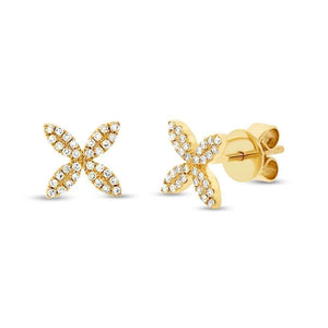 Flower Stud Earrings-S24
