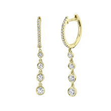 Four Drop Diamond Hoops-S24