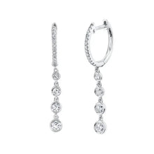 Four Drop Diamond Hoops-S24