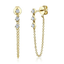 Front Back Chain Earrings-S24