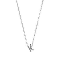 Gold and Diamond Mini Letter Necklace-S24
