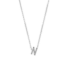 Gold and Diamond Mini Letter Necklace-S24