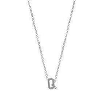 Gold and Diamond Mini Letter Necklace-S24