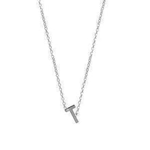Gold and Diamond Mini Letter Necklace-S24