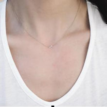 Gold and Diamond Mini Letter Necklace-S24