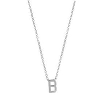 Gold and Diamond Mini Letter Necklace-S24