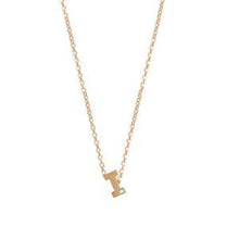 Gold and Diamond Mini Letter Necklace-S24
