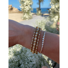 Graduated Bezel Diamond Bolo Bracelet-S24