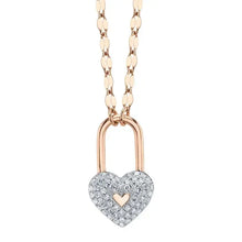 Heart Lock Necklace-S24
