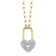 Heart Lock Necklace-S24