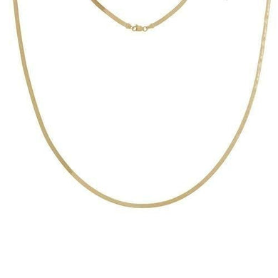 Large Herringbone Chain Necklace-S24