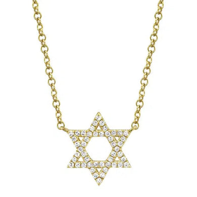Large Star of David Necklace-S24