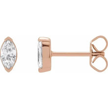 Marquise Lab Diamond Studs-S24