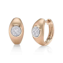 Matte Cloud Diamond Hoops-S24