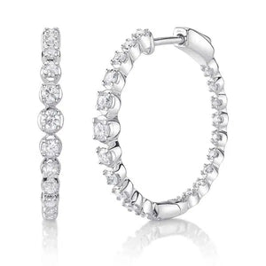 Medium Crown Hoops-S24