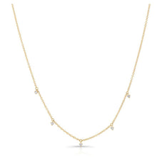 Mini Diamond Dew Drop Necklace-S24